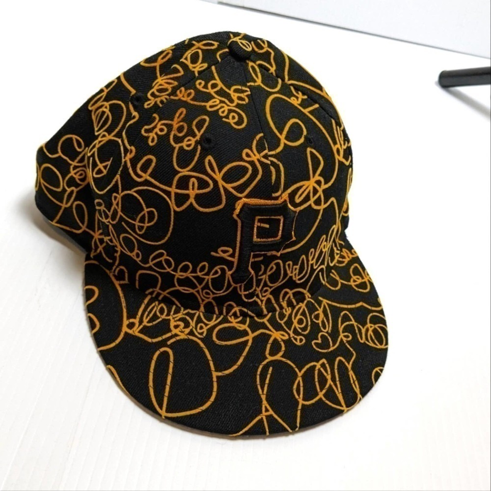 Pittsburgh Pirates Hat Mens New Era 59FIFTY Fitted Graffiti‎ Scribble